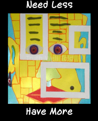 T-shirt_Minimalist-declutter-Need-less-have-more-native-tribal-cubist-face-wcf-3384x4192