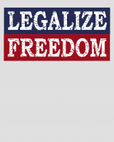 Funny Libertarian Legalize Freedom Liberty distressed shirt
